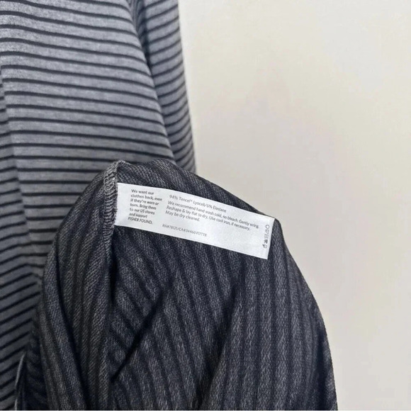 Eileen Fisher  Womens Medium Striped Long-Sleeve Tunic - Picture 12 of 16